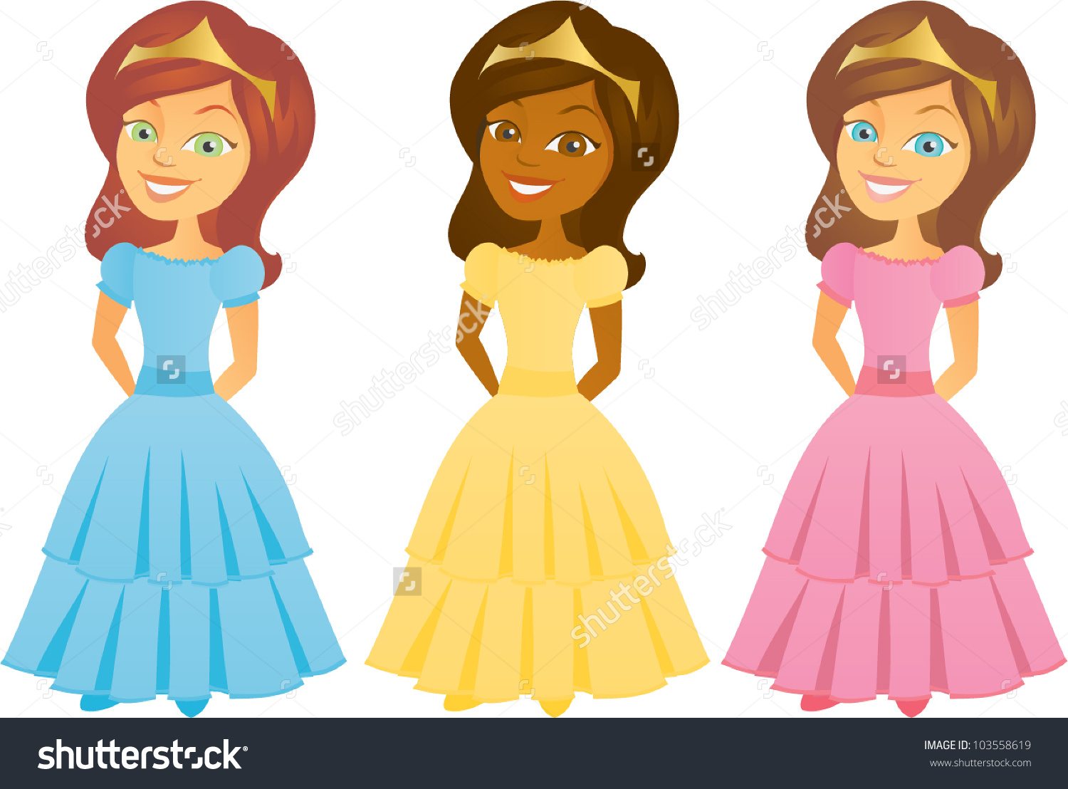 1500x1108 Shutterstock Cartoon Princess Clipart