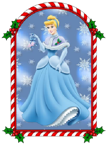 360x487 Disney Cinderella Christmas Clipart