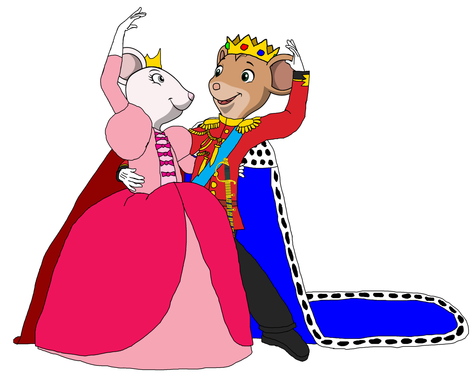 1600x1280 Prince And Princess Clipart