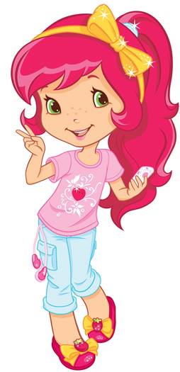 254x525 Strawberry Shortcake Princess Clipart