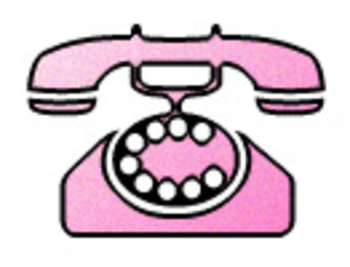 350x267 Free Clip Art Picture Of A Pink Princess Telephone