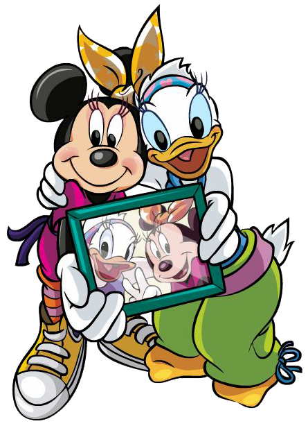 445x614 Minnie Amp Daisy Bff Clipart Disney Donald