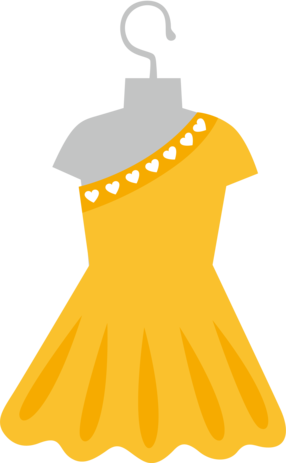286x463 Yellow Dress Clip Art Clip Art