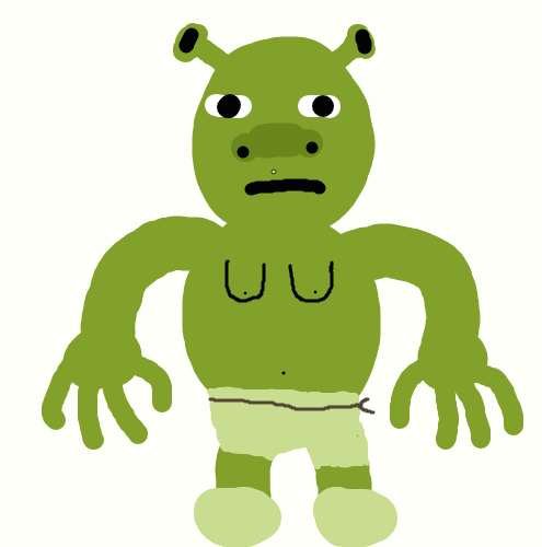 495x500 Shrek In Underwear By Kimitfrg777