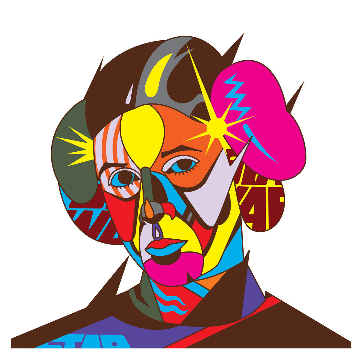 1200x1200 Tiefighters Princess Leia Art By Tikkywow Ig