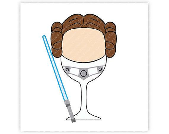 570x452 Disney Princess Leia Star Wars Light Saber Food Wine