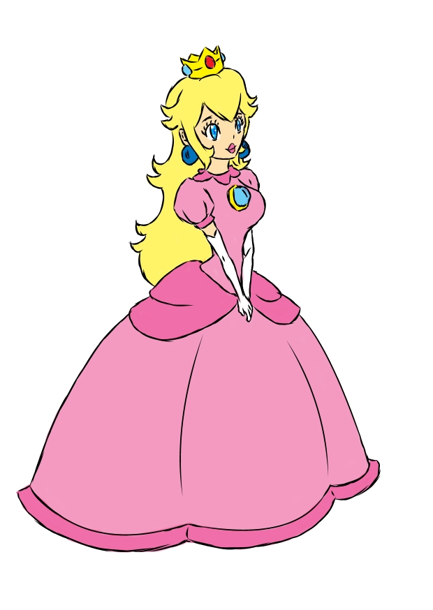 Princess Peach Clipart at GetDrawings | Free download