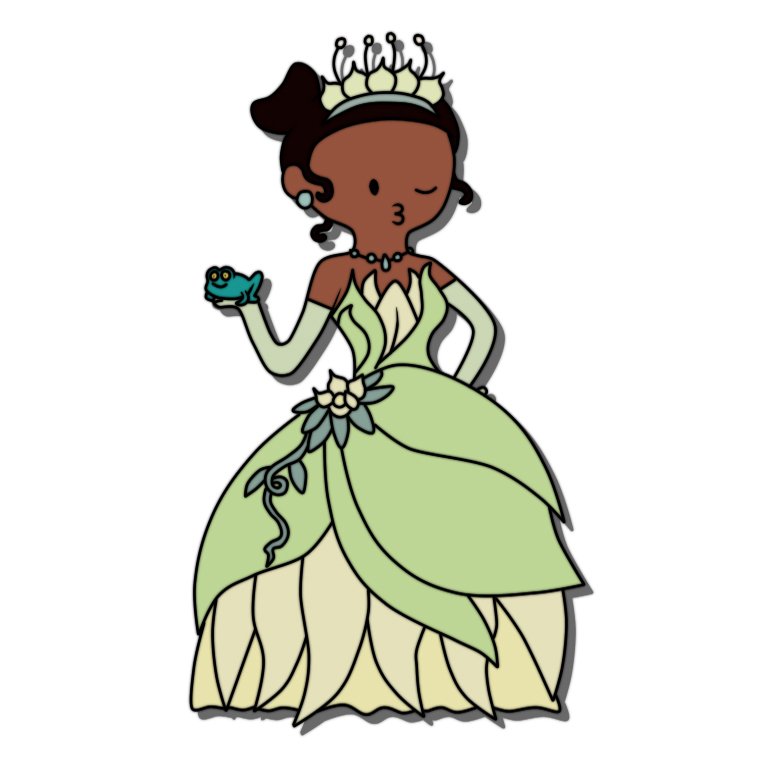 774x774 Tiana, The Princess And The Frog Adventure Time Disney