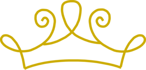 297x144 Princess Crown Gold Clip Art