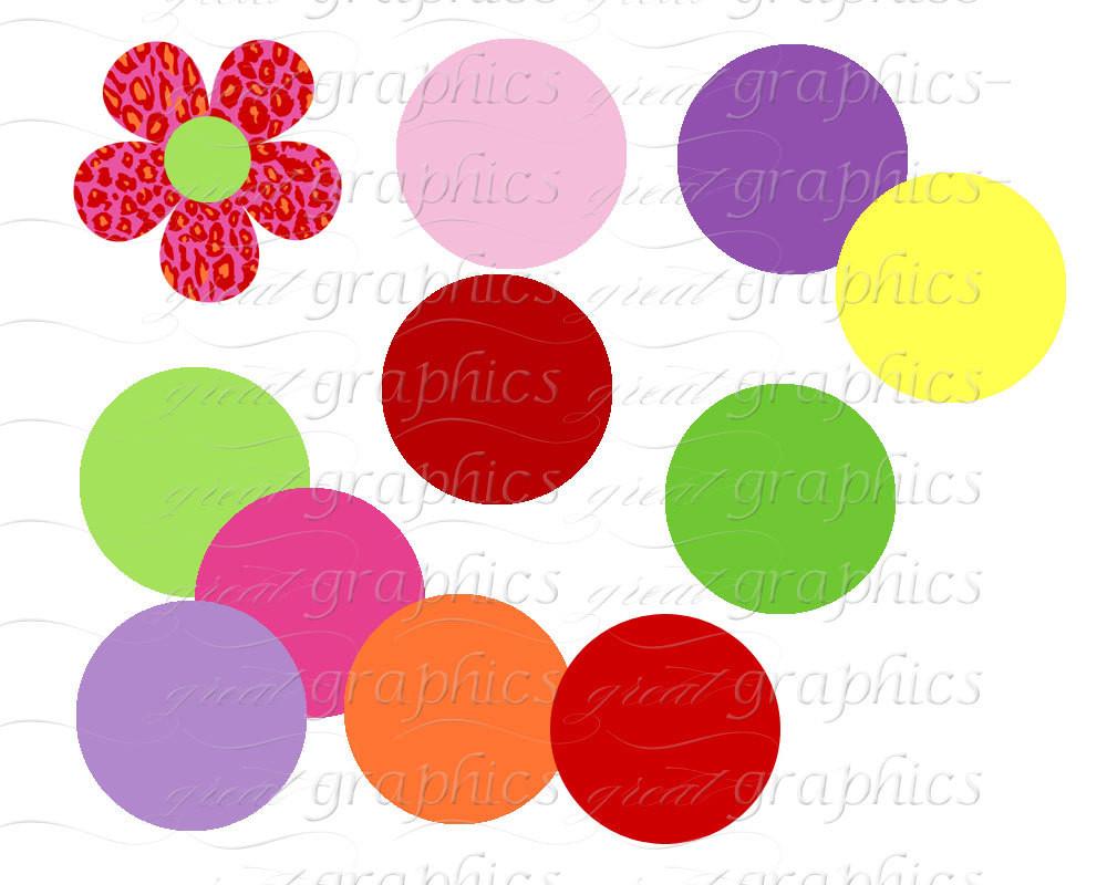 1000x800 Animal Print Digital Clip Art Flower Clipart Printable