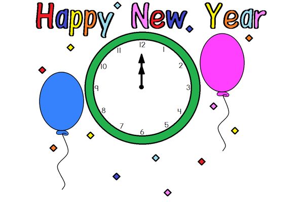 600x400 Printable Clip Art Of Beautiful Happy New Year 2014 For Nice Girls