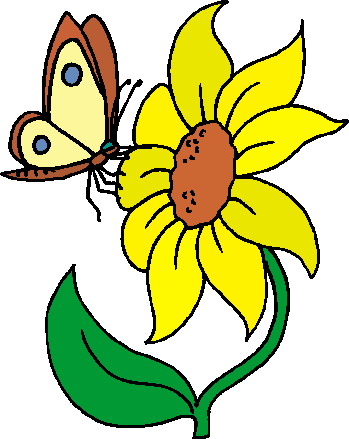 349x439 Long Stem Sunflower Clipart