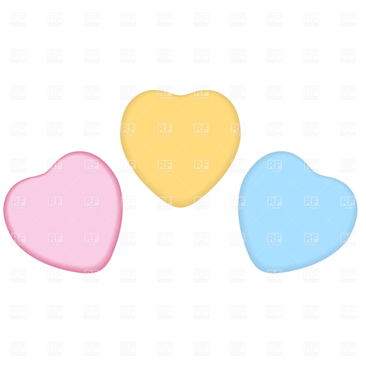 1200x1200 Candy Heart Royalty Free Vector Clip Art Image