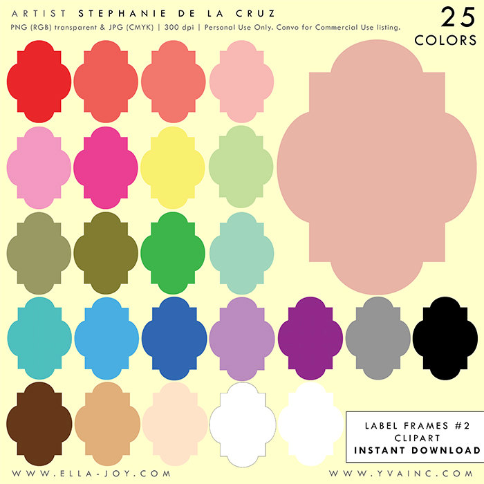 700x700 Frames Clip Art Instant Download Label Frames Blogger Teacher Mom