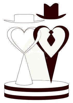 283x400 Novios Wedding, Clip Art And Silhouettes