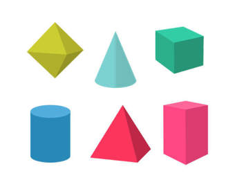 340x270 Geometric Shapes Clip Art With Line Art