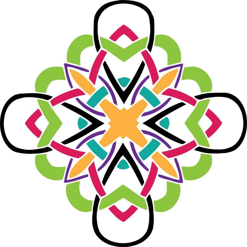 800x800 Abstract Flower Clip Art Free Clipart Images 3