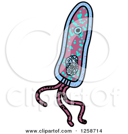 450x470 Cartoon Of A Black And White Mad Mite