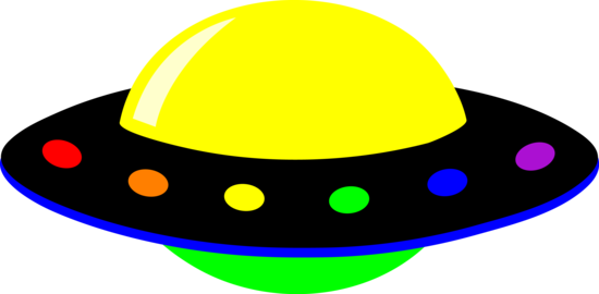 550x270 Neon Colorful Alien Ufo