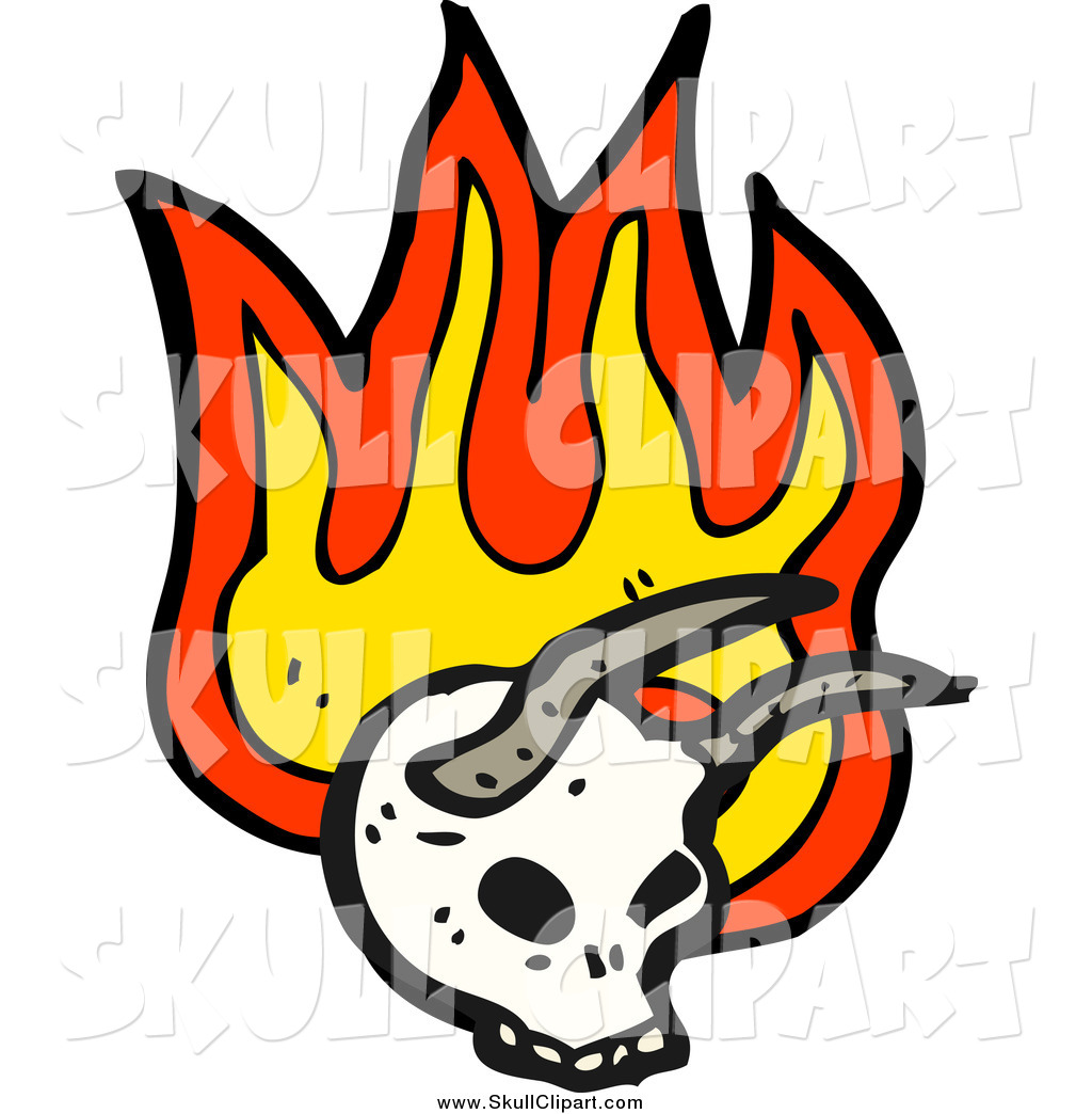 1024x1044 Royalty Free Stock Skull Designs Of Flames