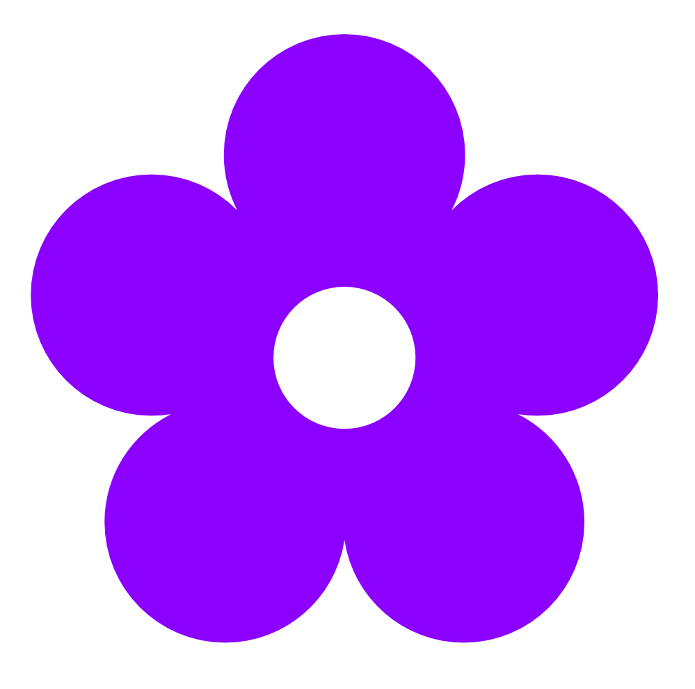 999x990 Violet Flower Clip Art Clipart Panda