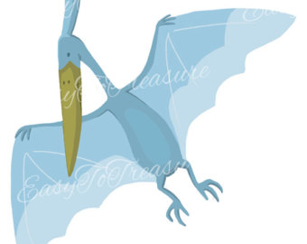 340x270 Pterodactyl Clipart Etsy