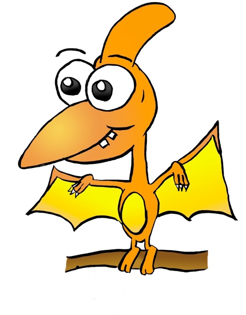496x635 Cute Dinosaur Clipart Pterodactyl Cute Dinosaur Cartoon Clipart