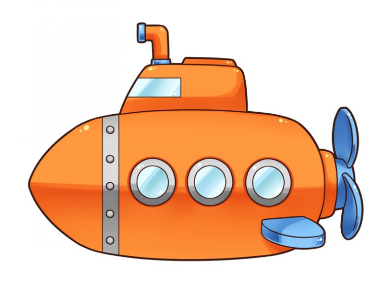 768x577 Cartoon Submarine Clipart Free To Use Public Domain Submarine Clip