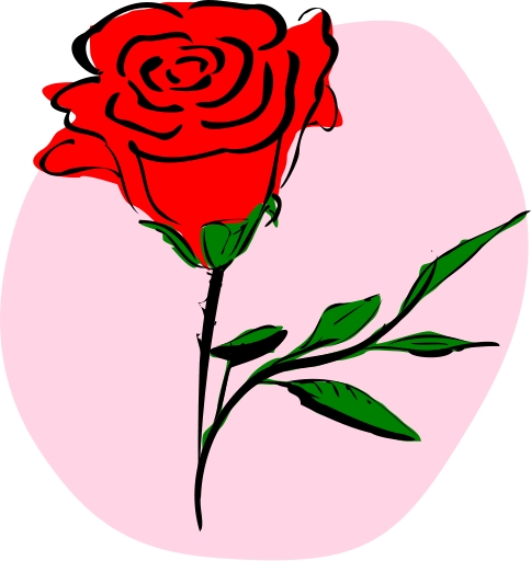 484x512 Flower Clipart Rose