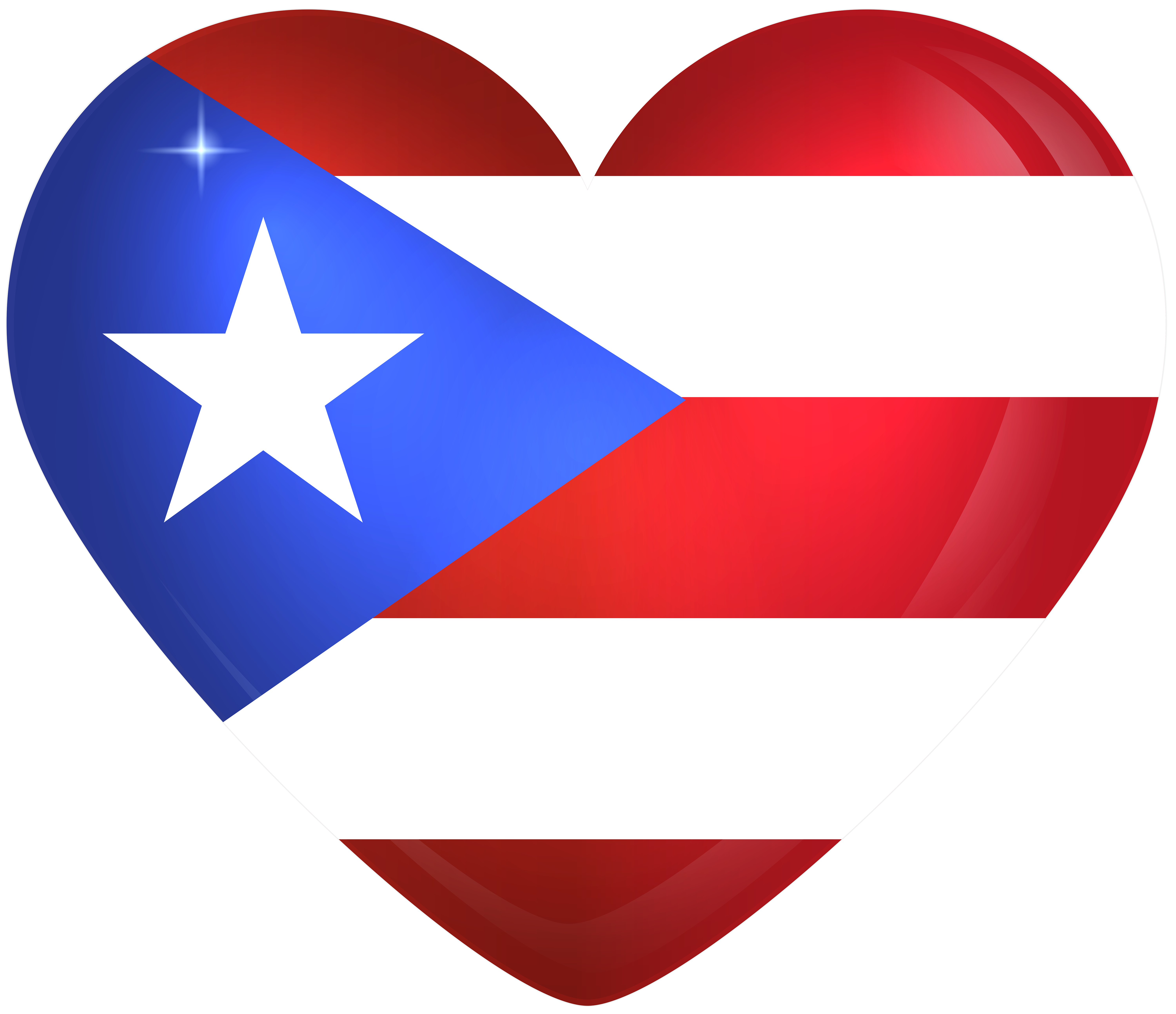 6000x5177 Puerto Rico Large Heart Flagu200b Gallery Yopriceville