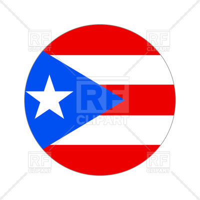 400x400 Flag Of Puerto Rico Royalty Free Vector Clip Art Image
