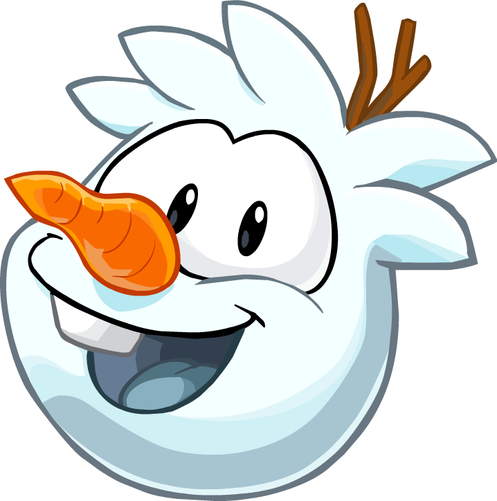 718x724 Frozen Olaf Puffle
