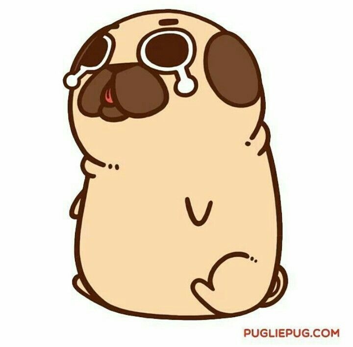 720x708 Pug Clipart Sad Cartoon