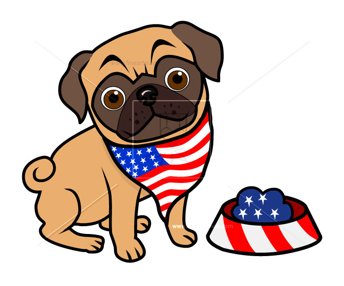 700x583 July 4th Dog Free Vectors, Illustrations, Graphics, Clipart, Png