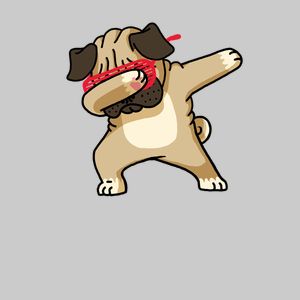 300x300 Dabbing Pug Funny Shirt Hip Hop Dabbin Ii Diverse