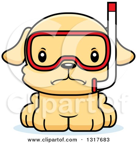450x470 Royalty Free (Rf) Puppy Snorkel Clipart, Illustrations, Vector
