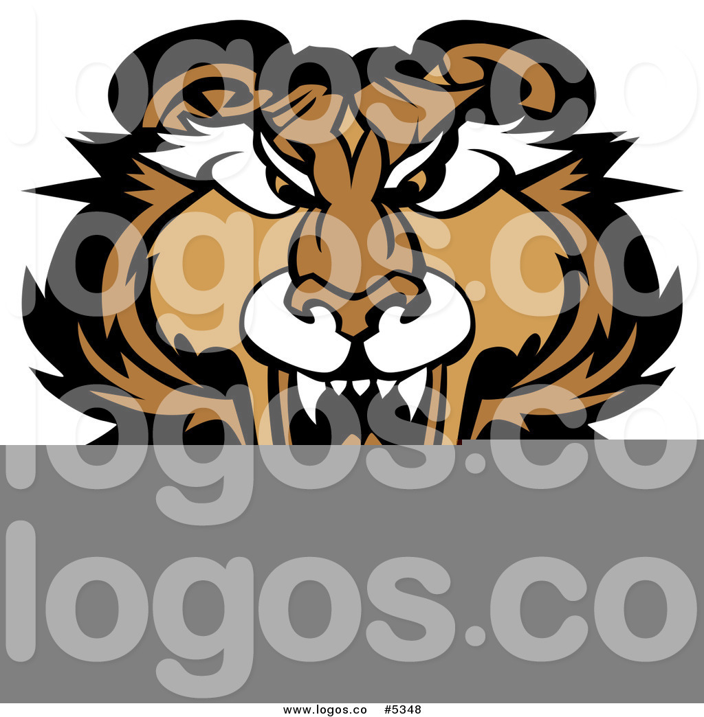 1024x1044 Royalty Free Vector Of A Logo Of A Roaring Puma Cougar By Chromaco