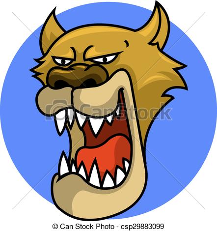 442x470 Big Brown Puma Head Eps Vectors