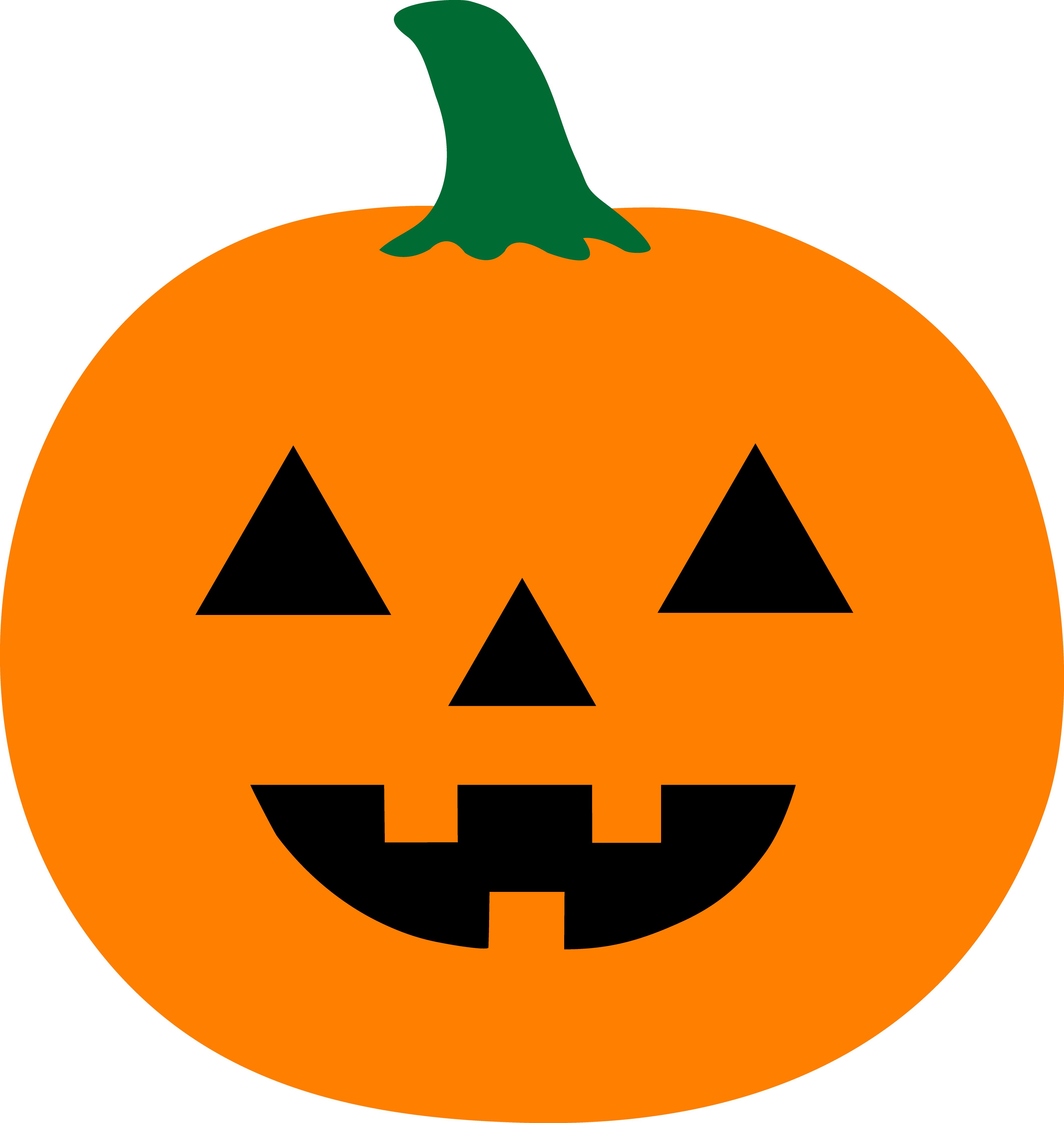 4249x4485 Simple Halloween Jack O Lantern