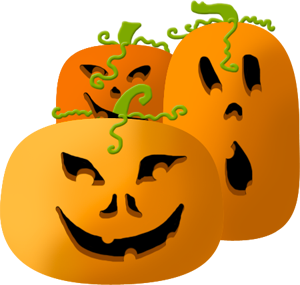 300x285 Haunted House Clipart Jack O Lantern