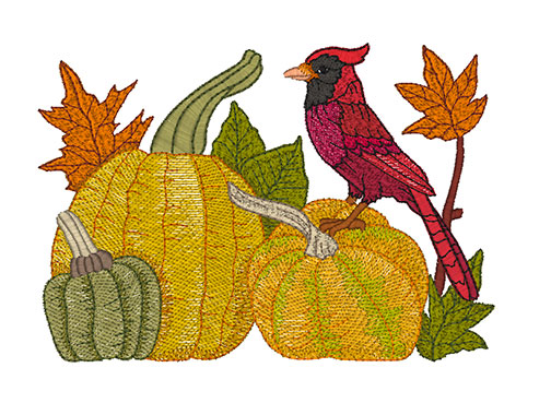 504x369 Mylar Fall Splendor Purely Gates Embroidery