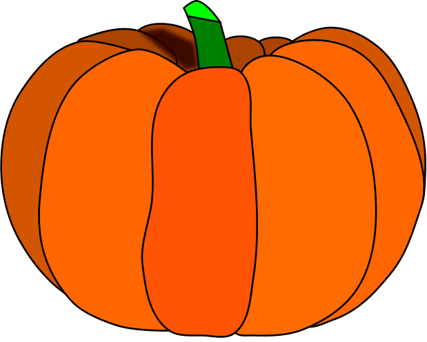619x496 Pumpkin Clip Art