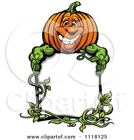 450x470 Royalty Free (Rf) Pumpkin Vine Clipart, Illustrations, Vector