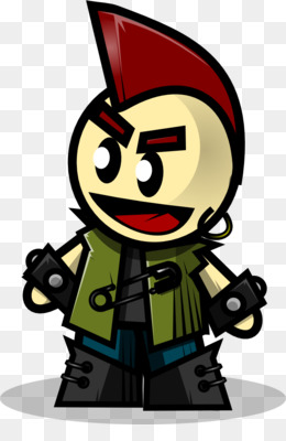 260x400 Punk Rock Cartoon Royalty Free Clip Art