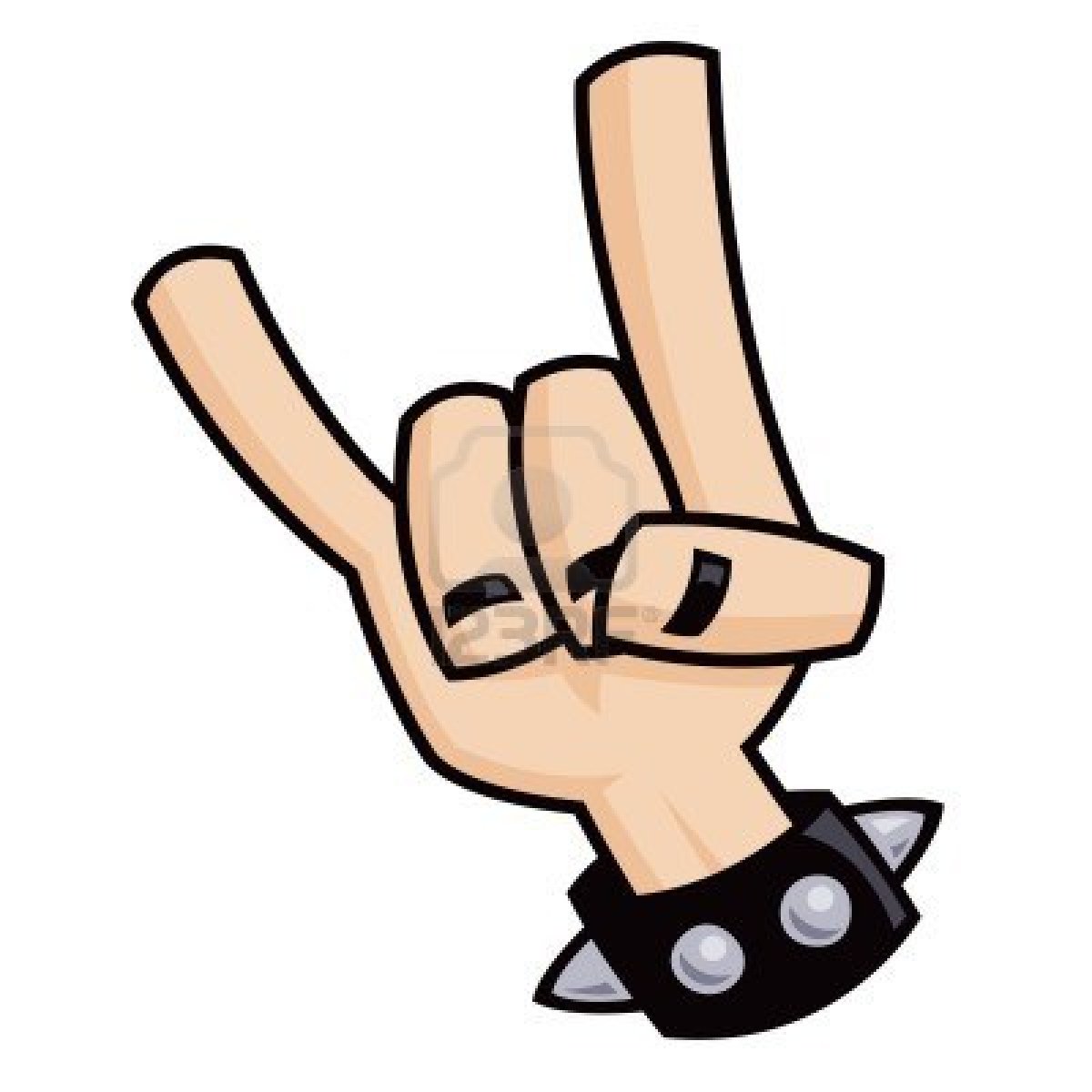 1200x1200 Rock And Roll Hand Clipart