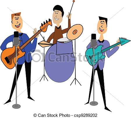 450x406 Rock Band Clipart