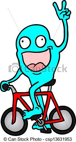 253x470 Creative Design Of Bike Puppet Clipart Vector