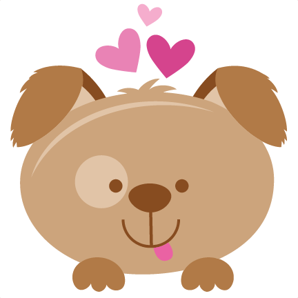432x432 Valentine Puppy Svg Scrapbook Cut File Cute Clipart Files