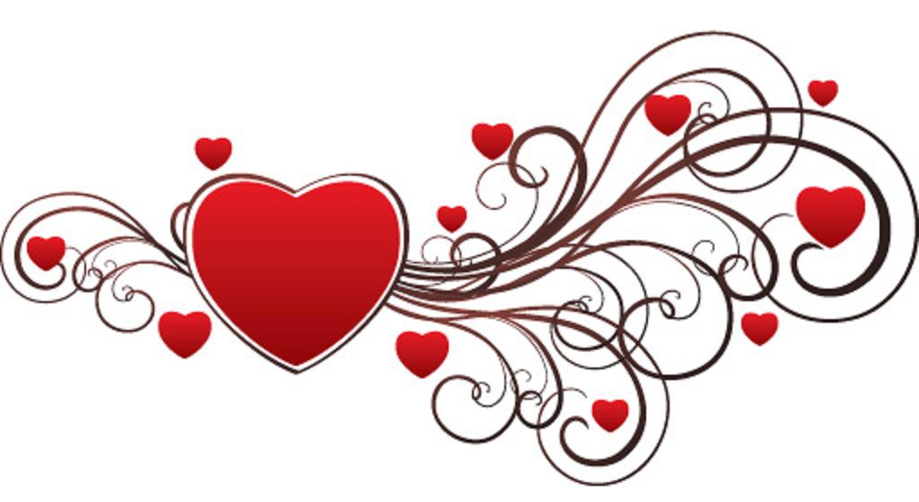 1024x560 Clipart Heart Valentine