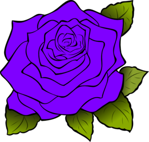 299x285 Purple Rose Clip Art Clipart Collection